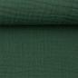 Preview: Musselin - Double Gauze -  Jenke Uni Smaragd by Swafing